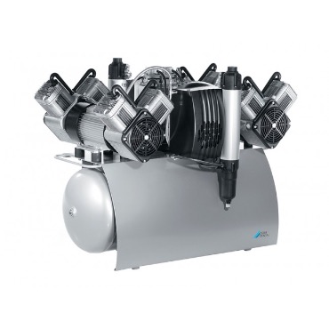 Durr Dental Quattro Tandem – компрессор с двумя агрегатами для 10-ти стоматологических установок с осушителем