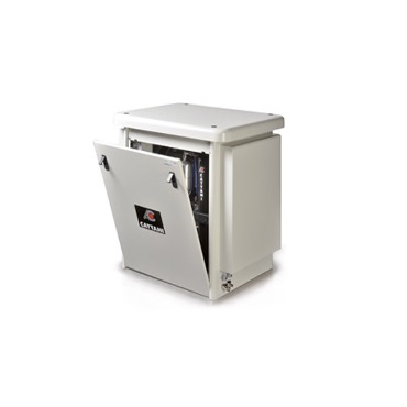 Cattani 45-165 - безмасляный стоматологический компрессор для CAD/CAM, трехцилиндровый, в металлическом кожухе, c осушителем, с ресивером 45 л, 165 л/мин