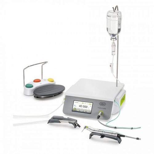 W&H Implantmed SI-1023 — Физиодиспенсер с проводной педалью и наконечником WS-75 L (20:1)