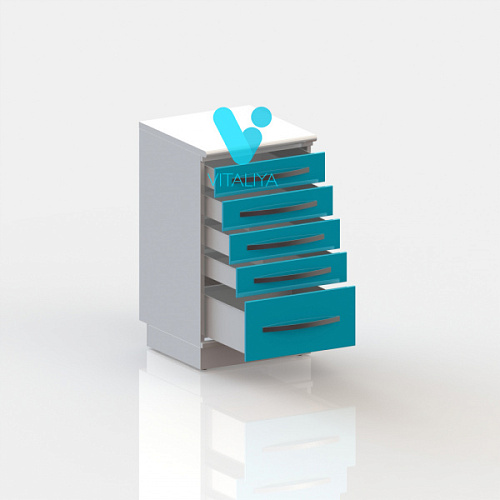 ВИТАЛИЯ Т5 ЛЮКС — Медицинская тумба на подиуме