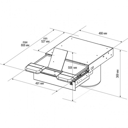 Аверон ВМУ 3.2 БАЗИС - комплексное рабочее место с вытяжкой