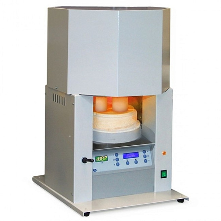 ЭМП 12.0 ПНЕВМО - электрическая муфельная печь с вертикальной загрузкой до 3 опок Х9 или 7 опок Х6