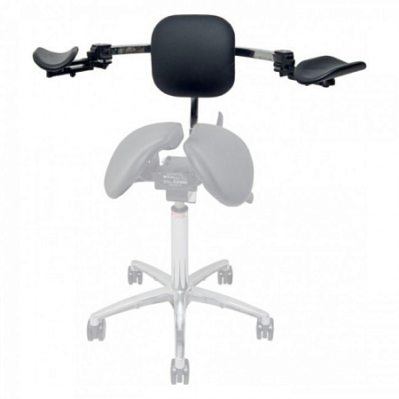 Salli Ergorest with Stretching Support - опора для двух рук со спинкой для выполнения работ, требующих высокой точности