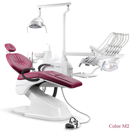 GreenMED S200 – Стоматологическая установка с мягкой обивкой и с верхней подачей