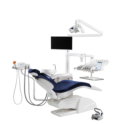 Miglionico NT — стоматологическая установка с верхней подачей инструментов