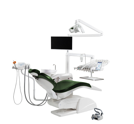 Miglionico NT — стоматологическая установка с верхней подачей инструментов