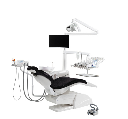 Miglionico NT — стоматологическая установка с верхней подачей инструментов