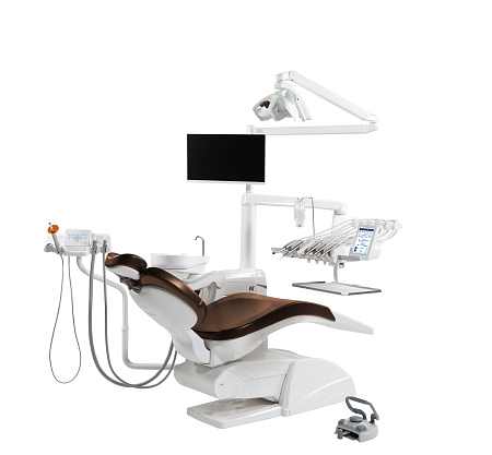Miglionico NT — стоматологическая установка с верхней подачей инструментов
