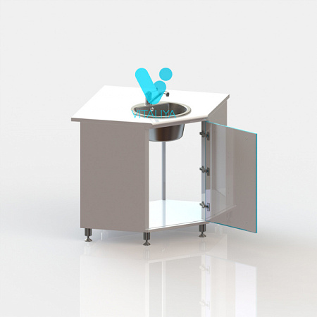 ВИТАЛИЯ МУ Люкс — Медицинская тумба на хромированных ножках