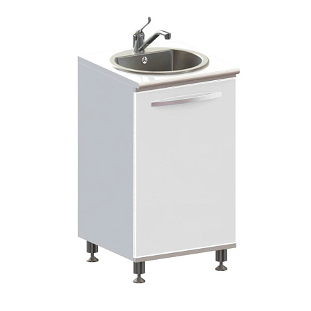 ВИТАЛИЯ М1 ЛЮКС — Медицинская тумба на хромированных ножках