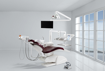 Miglionico NT — стоматологическая установка с верхней подачей инструментов