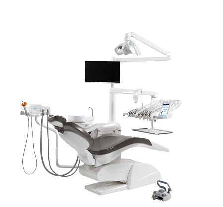 Miglionico NT — стоматологическая установка с верхней подачей инструментов