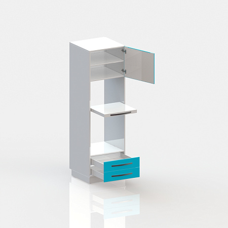 ВИТАЛИЯ Т2 ЛЮКС под автоклав — Медицинская тумба на подиуме