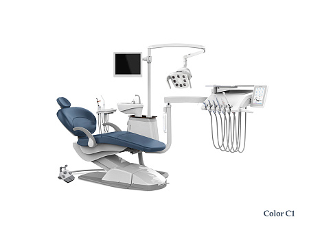 SILVERFOX 8000B-SRS0 – Стоматологическая установка с нижней подачей и с мягкой обивкой