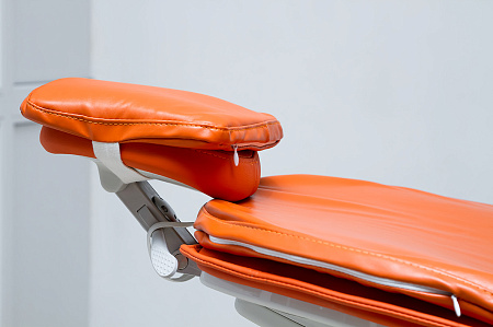 Мягкий чехол на обивку стоматологического кресла, оранжевый